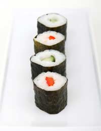Exotic Food Ideas Calories Wasabi Sushi