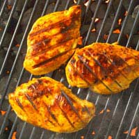 Barbecue Low Calorie Grill Fish